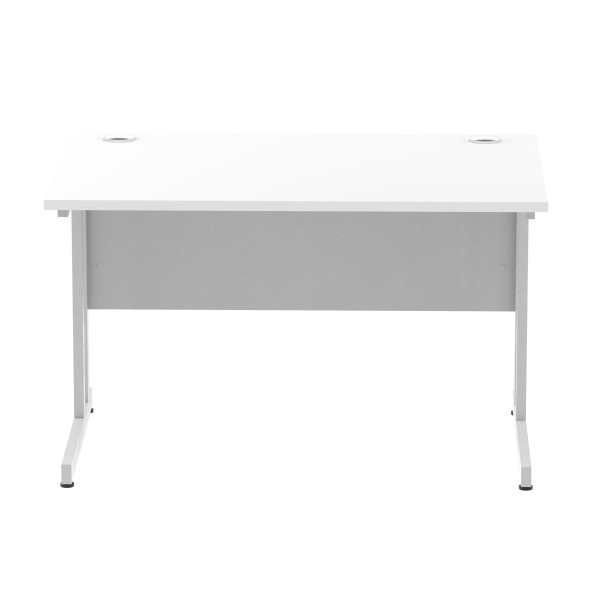 Rayleigh Cantilever 800mm Deep Straight Office Desk